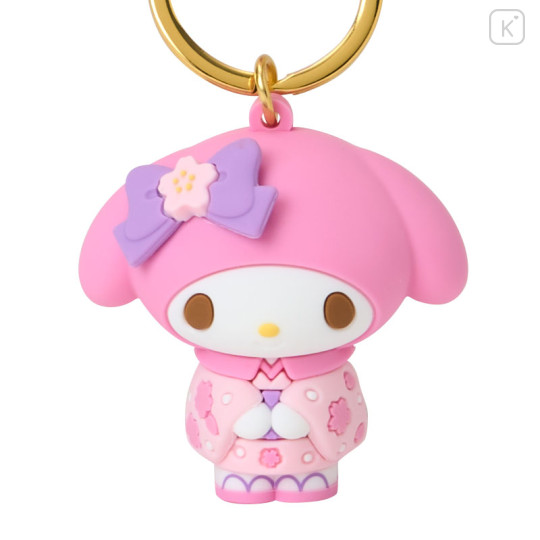 Japan Sanrio Original 3D Keychain - My Melody / Kimono - 3