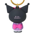 Japan Sanrio Original 3D Keychain - Kuromi / Kimono - 4