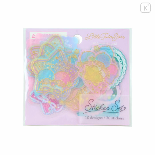 Japan Sanrio Original Sticker Set - Little Twin Stars - 1