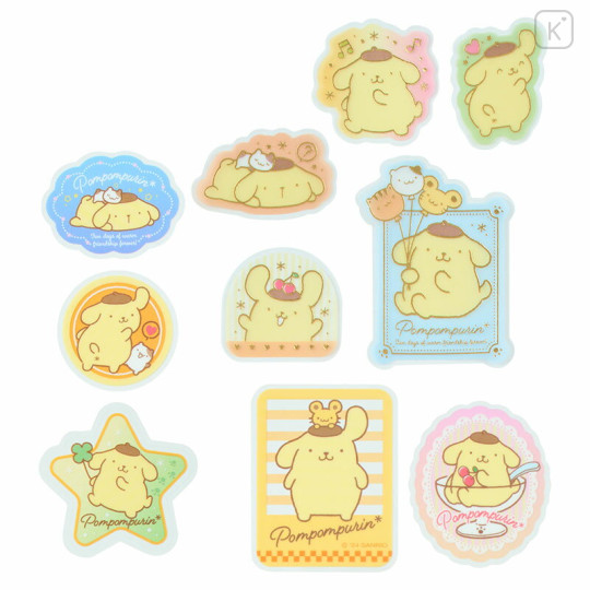 Japan Sanrio Original Sticker Set - Pompompurin - 2