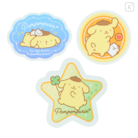 Japan Sanrio Original Sticker Set - Pompompurin - 3