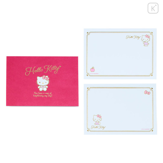 Japan Sanrio Original Message Mini Pad - Hello Kitty - 1