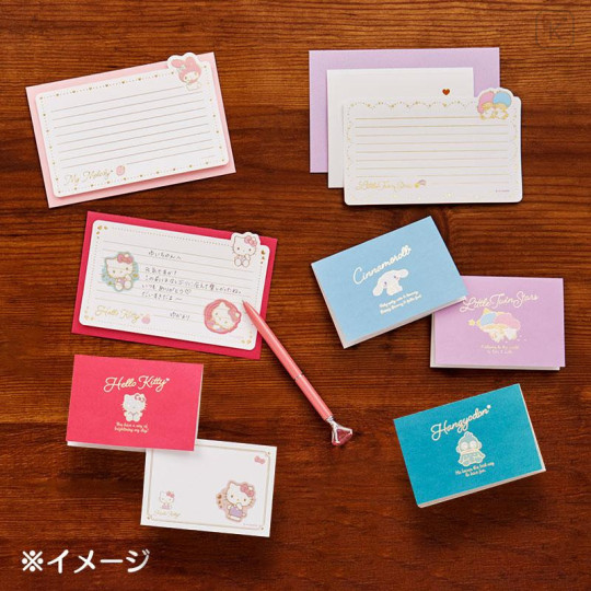 Japan Sanrio Original Message Mini Pad - Hello Kitty - 5