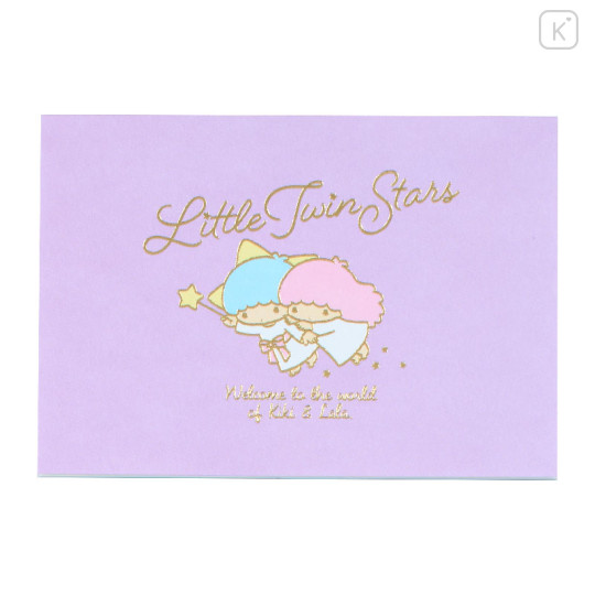 Japan Sanrio Original Message Mini Pad - Little Twin Stars - 2