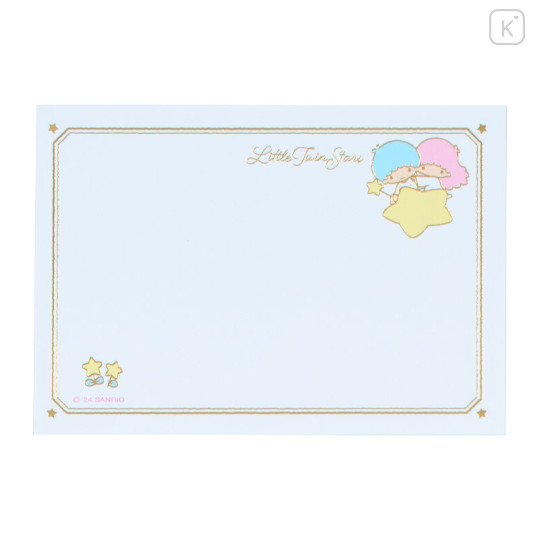 Japan Sanrio Original Message Mini Pad - Little Twin Stars - 3