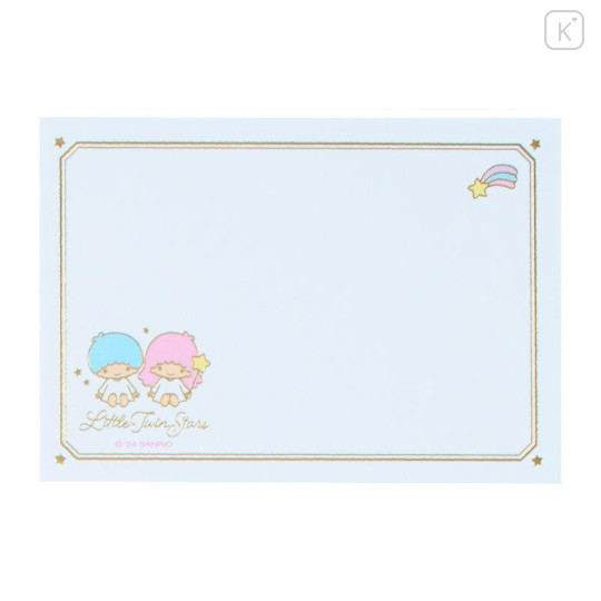 Japan Sanrio Original Message Mini Pad - Little Twin Stars - 4