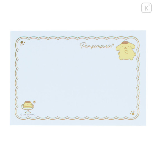 Japan Sanrio Original Message Mini Pad - Pompompurin - 3