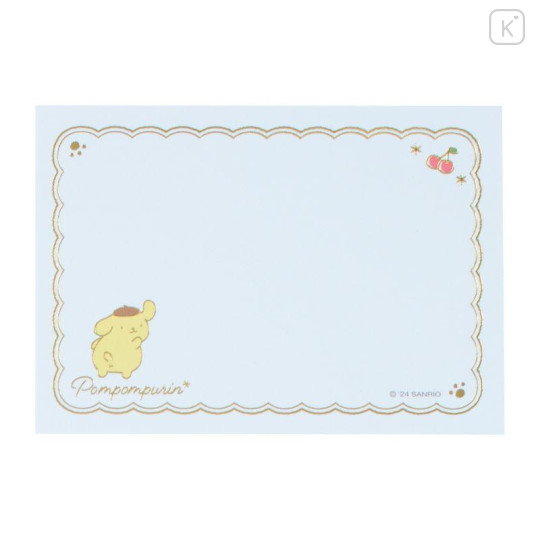 Japan Sanrio Original Message Mini Pad - Pompompurin - 4