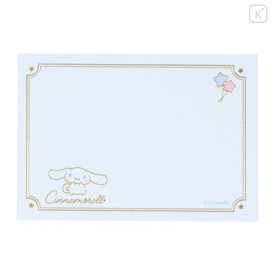 Japan Sanrio Original Message Mini Pad - Cinnamoroll - 4