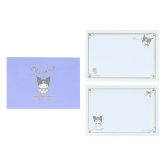 Japan Sanrio Original Message Mini Pad - Kuromi