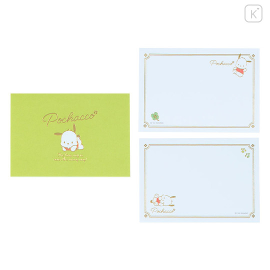 Japan Sanrio Original Message Mini Pad - Pochacco - 1