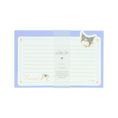 Japan Sanrio Original Letter Set - Kuromi / Gorgeous