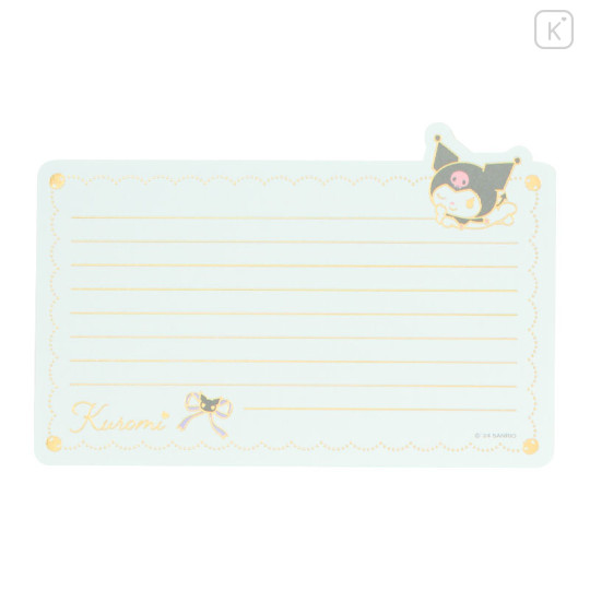 Japan Sanrio Original Letter Set - Kuromi / Gorgeous - 3