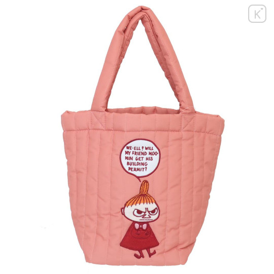 Japan Moomin Mini Tote Bag - Little My / Cherry Pink - 1