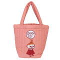 Japan Moomin Mini Tote Bag - Little My / Cherry Pink - 1