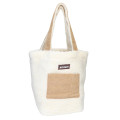 Japan Moomin Fluffy Mini Tote Bag - Moomintroll / Beige - 2