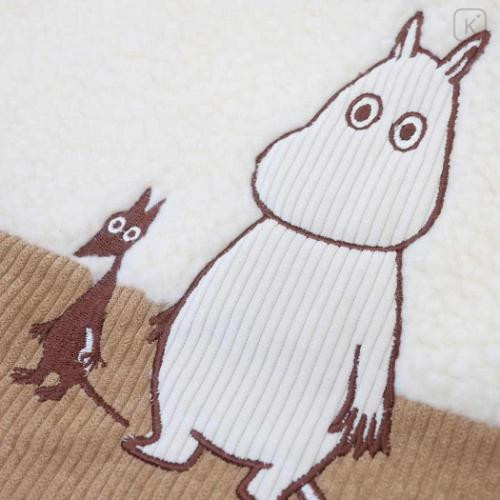 Japan Moomin Fluffy Mini Tote Bag - Moomintroll / Beige - 4