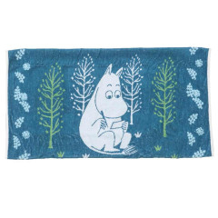 Japan Moomin Pillowcase Towel - Blue