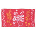 Japan Moomin Pillowcase Towel - Little My / Red Flower - 1