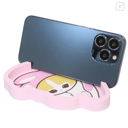 Japan Mofusand Smartphone Stand Accessory Tray - Cat / Rabbit Baby Nyan - 3