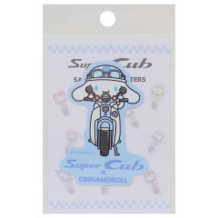 Japan Sanrio Vinyl Sticker - Cinnamoroll / Super Cub Motorcycle