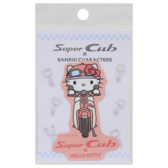 Japan Sanrio Vinyl Sticker - Hello Kitty / Super Cub Motorcycle