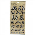 Japan Disney Sticker - Chip & Dale Monochrome - 1