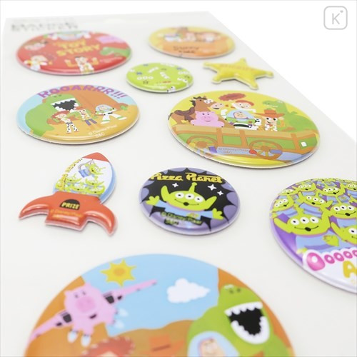 Japan Disney Mini Badge Sticker - Toy Story - 2