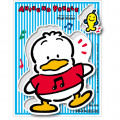 Japan Sanrio Vinyl Sticker - Ahiru no Pekkle / Nostalgic Series - 2