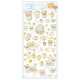 Japan San-X Sticker Sheet - Rilakkuma / Dinosaur / Blue