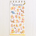 Japan Disney Fluffy Sketch Stickers - Winnie The Pooh - 1