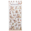 Japan Disney Fluffy Sketch Stickers - Chip & Dale - 1