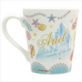 Japan Disney Ceramic Mug - Ariel & Flounder Friends - 2