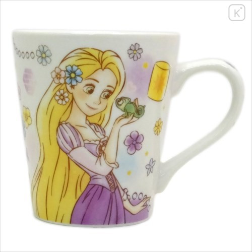 Japan Disney Ceramic Mug - Rapunzel Friends - 1