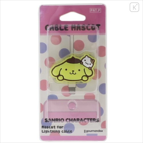 Japan Sanrio Cable Mascot Protector - Pompompurin - 3