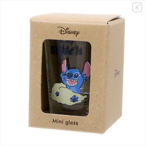 Japan Disney Mini Glass - Stitch & Beach - 3