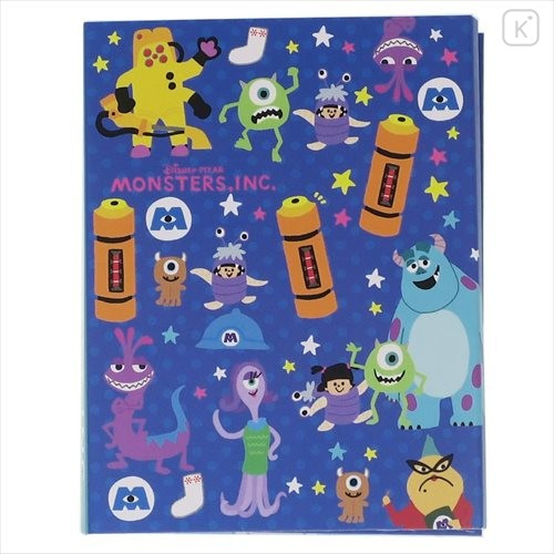 Japan Disney Sticky Notes Book Set - Monster Inc - 1