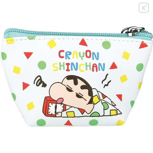 Japan Crayon Shin-chan Triangular Mini Pouch - Pajamas - 2