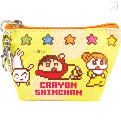 Japan Crayon Shin-chan Triangular Mini Pouch - Bit Style - 1