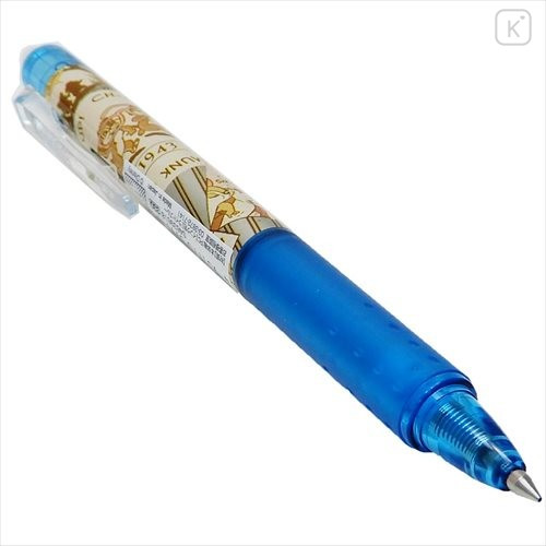 Japan Disney FriXion Erasable Gel Pen - Chip & Dale / Light Blue - 2