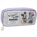 Japan Disney Pen Case Pouch - Mickey & Minnie - 1