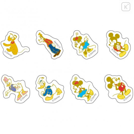 Japan Disney Peripetta Roll Sticker - Mickey & Friends - 5