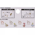 Japan Disney Peripetta Roll Sticker - Alice in Wonderland Card - 2