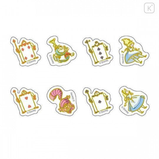 Japan Disney Peripetta Roll Sticker - Alice in Wonderland Card - 5