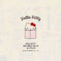 Japan Sanrio Cotton Tote Bag - Hello Kitty - 4