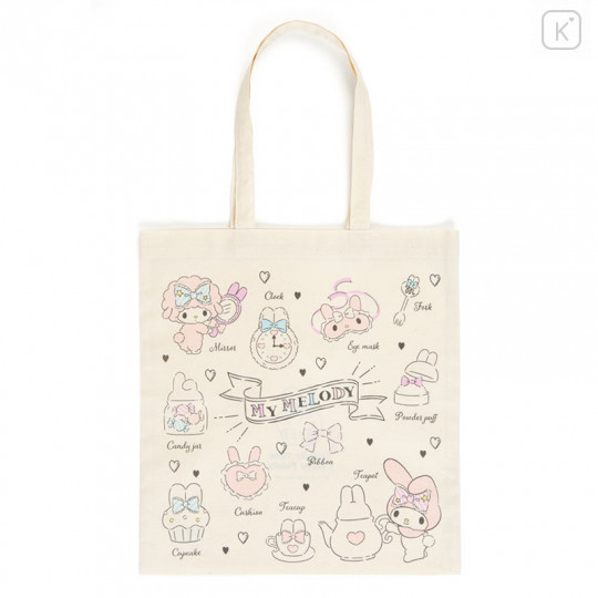 Japan Sanrio Cotton Tote Bag - My Melody - 1