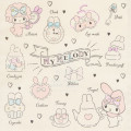 Japan Sanrio Cotton Tote Bag - My Melody - 3