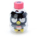 Japan Sanrio Key Chain Plush with Bottle - Bad Badtz-maru - 1