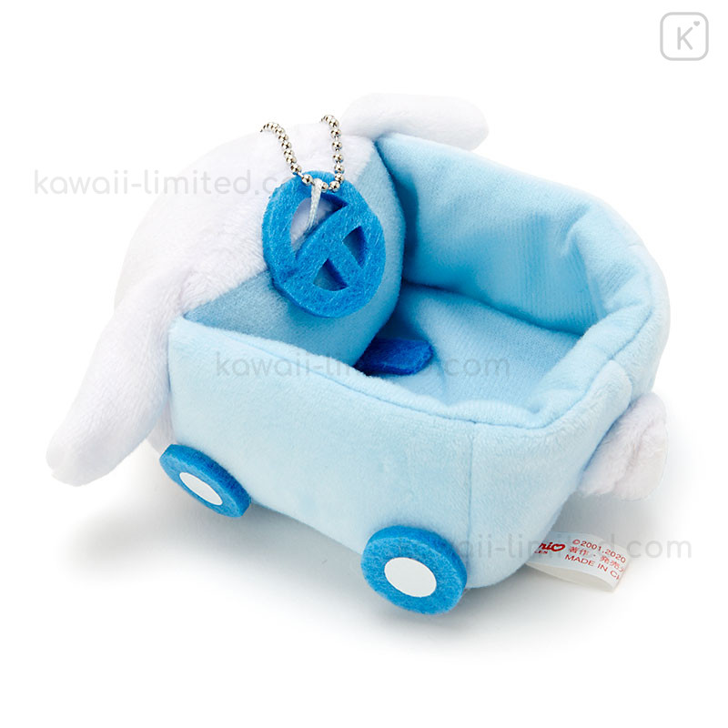 Japan Sanrio Key Chain Plush Car - Cinnamoroll