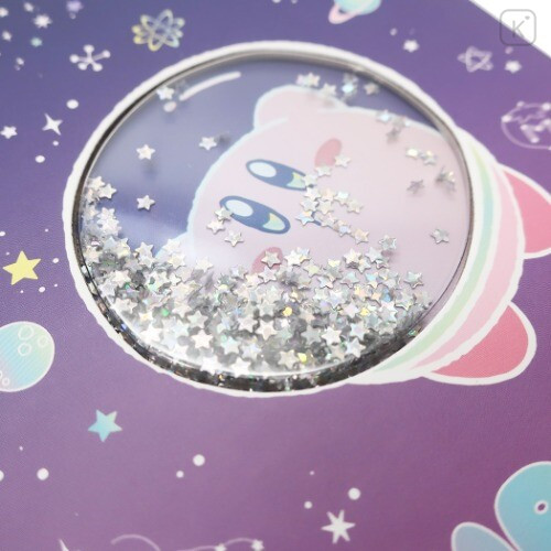 Japan Kirby A6 Twin Ring Notebook - Milky Way Space Amusement Park - 2